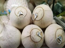 激光切割椰子，輕松喝到甜美新鮮的椰汁