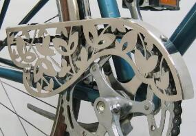 激光切割自行車防護板  騎行新體驗